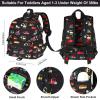 imageAccmor Toddler Backpack Leash Mini Child Backpack with Anti Lost Wrist Link Cute Kids Backpack Walking Harness for Outdoor Travel Adorable Excavator Backpack Tether for Baby Boys Girls Ages 13Black  Blue Link