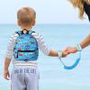 imageAccmor Toddler Backpack Leash Mini Child Backpack with Anti Lost Wrist Link Cute Kids Backpack Walking Harness for Outdoor Travel Adorable Excavator Backpack Tether for Baby Boys Girls Ages 13Light Blue  Blue Link