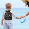 imageAccmor Toddler Backpack Leash Mini Child Backpack with Anti Lost Wrist Link Cute Kids Backpack Walking Harness for Outdoor Travel Adorable Excavator Backpack Tether for Baby Boys Girls Ages 13Black  Blue Link
