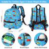 imageAccmor Toddler Backpack Leash Mini Child Backpack with Anti Lost Wrist Link Cute Kids Backpack Walking Harness for Outdoor Travel Adorable Excavator Backpack Tether for Baby Boys Girls Ages 13Light Blue  Blue Link