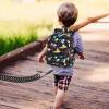 imageAccmor Toddler Backpack Leash Mini Child Backpack with Anti Lost Wrist Link Cute Kids Backpack Walking Harness for Outdoor Travel Adorable Excavator Backpack Tether for Baby Boys Girls Ages 13BlackTruck  Black Link