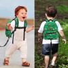 imageAccmor Toddler Backpack Leash Mini Child Backpack with Anti Lost Wrist Link Cute Kids Backpack Walking Harness for Outdoor Travel Adorable Excavator Backpack Tether for Baby Boys Girls Ages 13Green  Green Link