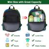 imageAccmor Toddler Backpack Leash with Anti Lost Wrist Link Cute Mini Child Walking Harnesses Keep Kids Close Back Pack Rope Tether Rein for Baby Boys BlueExcavatorArmy GreenDino  Green Link