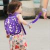 imageAccmor Toddler Backpack Leash with Anti Lost Wrist Link Cute Mini Child Walking Harnesses Keep Kids Close Back Pack Rope Tether Rein for Baby Boys BlueExcavatorDark PurpleUnicorn  Purple Link