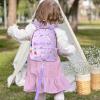 imageAccmor Toddler Backpack Leash with Anti Lost Wrist Link Cute Mini Child Walking Harnesses Keep Kids Close Back Pack Rope Tether Rein for Baby Boys BlueExcavatorPurpleUnicorn  Purple Link