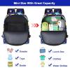 imageAccmor Toddler Backpack Leash with Anti Lost Wrist Link Cute Mini Child Walking Harnesses Keep Kids Close Back Pack Rope Tether Rein for Baby Boys BlueExcavatorBlueLeaf Dino  Blue Link