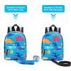 imageAccmor Toddler Backpack Leash with Anti Lost Wrist Link Cute Mini Child Walking Harnesses Keep Kids Close Back Pack Rope Tether Rein for Baby Boys BlueExcavatorLight BlueDino  Blue Link