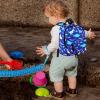 imageAccmor Toddler Backpack Leash with Anti Lost Wrist Link Cute Mini Child Walking Harnesses Keep Kids Close Back Pack Rope Tether Rein for Baby Boys BlueExcavatorBlueVolcanic Dino  Blue Link