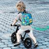 imageAccmor Toddler Backpack Leash with Anti Lost Wrist Link Cute Mini Child Walking Harnesses Keep Kids Close Back Pack Rope Tether Rein for Baby Boys BlueExcavatorTurquoiseDino  Green Link
