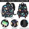 imageAccmor Toddler Backpack Leash with Anti Lost Wrist Link Cute Mini Child Walking Harnesses Keep Kids Close Back Pack Rope Tether Rein for Baby Boys BlueExcavatorBlackVolcanic Dino  Blue Link