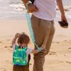 imageAccmor Toddler Backpack Leash with Anti Lost Wrist Link Cute Mini Child Walking Harnesses Keep Kids Close Back Pack Rope Tether Rein for Baby Boys BlueExcavatorGreenDino  Green Link