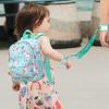 imageAccmor Toddler Backpack Leash with Anti Lost Wrist Link Cute Mini Child Walking Harnesses Keep Kids Close Back Pack Rope Tether Rein for Baby Boys BlueExcavatorCyanUnicorn  Green Link