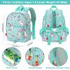imageAccmor Toddler Backpack Leash with Anti Lost Wrist Link Cute Mini Child Walking Harnesses Keep Kids Close Back Pack Rope Tether Rein for Baby Boys BlueExcavatorCyanUnicorn  Green Link