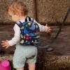 imageAccmor Toddler Backpack Leash with Anti Lost Wrist Link Cute Mini Child Walking Harnesses Keep Kids Close Back Pack Rope Tether Rein for Baby Boys BlueExcavatorBlackDino  Blue Link