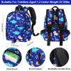 imageAccmor Toddler Backpack Leash with Anti Lost Wrist Link Cute Mini Child Walking Harnesses Keep Kids Close Back Pack Rope Tether Rein for Baby Boys BlueExcavatorBlueVolcanic Dino  Blue Link
