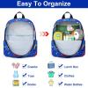 imageAccmor Toddler Backpack Leash with Anti Lost Wrist Link Cute Mini Child Walking Harnesses Keep Kids Close Back Pack Rope Tether Rein for Baby Boys BlueExcavatorBlueExcavator  Blue Link