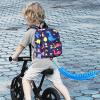 imageAccmor Toddler Backpack Leash with Anti Lost Wrist Link Cute Mini Child Walking Harnesses Keep Kids Close Back Pack Rope Tether Rein for Baby Boys BlueExcavatorNavy BlueDino  Blue Link