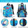 imageAccmor Toddler Backpack Leash with Anti Lost Wrist Link Cute Mini Child Walking Harnesses Keep Kids Close Back Pack Rope Tether Rein for Baby Boys BlueExcavatorLight BlueDino  Blue Link