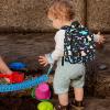 imageAccmor Toddler Backpack Leash with Anti Lost Wrist Link Cute Mini Child Walking Harnesses Keep Kids Close Back Pack Rope Tether Rein for Baby Boys BlueExcavatorBlackVolcanic Dino  Blue Link