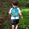 imageAccmor Toddler Backpack Leash with Anti Lost Wrist Link Cute Mini Child Walking Harnesses Keep Kids Close Back Pack Rope Tether Rein for Baby Boys BlueExcavatorTurquoiseDino  Green Link