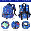 imageAccmor Toddler Backpack Leash with Anti Lost Wrist Link Cute Mini Child Walking Harnesses Keep Kids Close Back Pack Rope Tether Rein for Baby Boys BlueExcavatorBlueExcavator  Blue Link