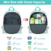 imageAccmor Toddler Backpack Leash with Anti Lost Wrist Link Cute Mini Child Walking Harnesses Keep Kids Close Back Pack Rope Tether Rein for Baby Boys BlueExcavatorCyanUnicorn  Green Link