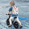 imageAccmor Toddler Backpack Leash with Anti Lost Wrist Link Cute Mini Child Walking Harnesses Keep Kids Close Back Pack Rope Tether Rein for Baby Boys BlueExcavatorWhiteDino  Blue Link