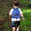imageAccmor Toddler Backpack Leash with Anti Lost Wrist Link Cute Mini Child Walking Harnesses Keep Kids Close Back Pack Rope Tether Rein for Baby Boys BlueExcavatorBlueExcavator  Blue Link