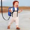imageAccmor Toddler Backpack Leash with Child Anti Lost Wrist Link Mini Kids Back Pack Walking Harnesses Leashes for Travel Small Excavator Backpack Tether for Baby Boys Ages 13Blue