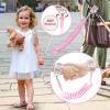 imageAccmor Toddler Harness Leash  Anti Lost Wrist Link Kids Butterfly Harnesses With Children Leashes Cute Baby Leash Walking Assistant Wristband Strap Tether for Girls Outdoor PurplePinkFlower