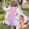 imageAccmor Toddler Harness Leash  Anti Lost Wrist Link Kids Butterfly Harnesses With Children Leashes Cute Baby Leash Walking Assistant Wristband Strap Tether for Girls Outdoor PurplePinkFlower