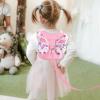 imageAccmor Toddler Harness Leash  Anti Lost Wrist Link Kids Butterfly Harnesses With Children Leashes Cute Baby Leash Walking Assistant Wristband Strap Tether for Girls Outdoor PurplePinkFlower