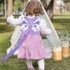 imageAccmor Toddler Harness Leash  Anti Lost Wrist Link Kids Butterfly Harnesses With Children Leashes Cute Baby Leash Walking Assistant Wristband Strap Tether for Girls Outdoor PurplePurpleButterfly