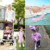 imageAccmor Toddler Harness Leash  Anti Lost Wrist Link Kids Butterfly Harnesses With Children Leashes Cute Baby Leash Walking Assistant Wristband Strap Tether for Girls Outdoor PurplePink