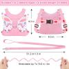 imageAccmor Toddler Harness Leash  Anti Lost Wrist Link Kids Butterfly Harnesses With Children Leashes Cute Baby Leash Walking Assistant Wristband Strap Tether for Girls Outdoor PurplePinkFlower