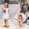 imageAccmor Toddler Harness Leash  Anti Lost Wrist Link Kids Butterfly Harnesses With Children Leashes Cute Baby Leash Walking Assistant Wristband Strap Tether for Girls Outdoor PurplePinkButterfly