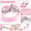 imageAccmor Toddler Harness Leash  Anti Lost Wrist Link Kids Butterfly Harnesses With Children Leashes Cute Baby Leash Walking Assistant Wristband Strap Tether for Girls Outdoor PurplePink