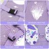 imageAccmor Toddler Harness Leash  Anti Lost Wrist Link Kids Butterfly Harnesses With Children Leashes Cute Baby Leash Walking Assistant Wristband Strap Tether for Girls Outdoor PurplePurpleFlower
