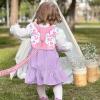 imageAccmor Toddler Harness Leash  Anti Lost Wrist Link Kids Butterfly Harnesses With Children Leashes Cute Baby Leash Walking Assistant Wristband Strap Tether for Girls Outdoor PurplePinkButterfly