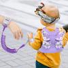 imageAccmor Toddler Harness Leash  Anti Lost Wrist Link Kids Butterfly Harnesses With Children Leashes Cute Baby Leash Walking Assistant Wristband Strap Tether for Girls Outdoor PurplePurple