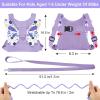 imageAccmor Toddler Harness Leash  Anti Lost Wrist Link Kids Butterfly Harnesses With Children Leashes Cute Baby Leash Walking Assistant Wristband Strap Tether for Girls Outdoor PurplePurpleFlower