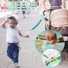 imageAccmor Toddler Harness Leash Reflective Kid Harness with Anti Lost Wrist Link Child Walking Harness Kids Leash Wristband Belt with Lock for Baby Boys Girls to Outdoor TravelGreenReflect light