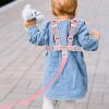 imageAccmor Toddler Harness Leash Reflective Kid Harness with Anti Lost Wrist Link Child Walking Harness Kids Leash Wristband Belt with Lock for Baby Boys Girls to Outdoor TravelPinkReflect Light
