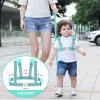 imageAccmor Toddler Harness Leash Reflective Kid Harness with Anti Lost Wrist Link Child Walking Harness Kids Leash Wristband Belt with Lock for Baby Boys Girls to Outdoor TravelGreenReflect light