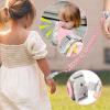 imageAccmor Toddler Harness Leash Reflective Kid Harness with Anti Lost Wrist Link Child Walking Harness Kids Leash Wristband Belt with Lock for Baby Boys Girls to Outdoor TravelPinkReflect Light
