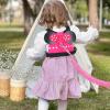 imageAccmor Toddler Leash Harness Child Harness Baby Leash  AntiLost Wrist Link Cute Kids Harness with Walking Strap Tether Belt for 15 Years Boys and Girls to Zoo or MallRose PinkGirls Rose Pink Wrist Link