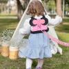 imageAccmor Toddler Leash Harness Child Harness Baby Leash  AntiLost Wrist Link Cute Kids Harness with Walking Strap Tether Belt for 15 Years Boys and Girls to Zoo or MallLightpinkGirls Lightpink Wrist Link