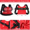 imageAccmor Toddler Leash Harness Child Harness Baby Leash  AntiLost Wrist Link Cute Kids Harness with Walking Strap Tether Belt for 15 Years Boys and Girls to Zoo or MallRedGirls Orange Wrist Link