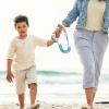imageAccmor Toddler Leash with Key Lock 2 in 1 Upgraded Anti Lost Wrist Link 2 Packs Reflective Baby Leash with 360 Degree Rotating Connector and Adjustable Bracelet for Boys Girls Outdoor Travel 656ftBlack  Dark Blue