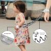 imageAccmor Toddler Leash with Key Lock 2 in 1 Upgraded Anti Lost Wrist Link 2 Packs Reflective Baby Leash with 360 Degree Rotating Connector and Adjustable Bracelet for Boys Girls Outdoor Travel 656ftBlack  Black